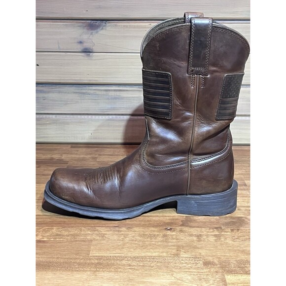 Ariat Men’s Rambler Patriot Western Cowboy Boots Distressed Brown Size 8D main image 6